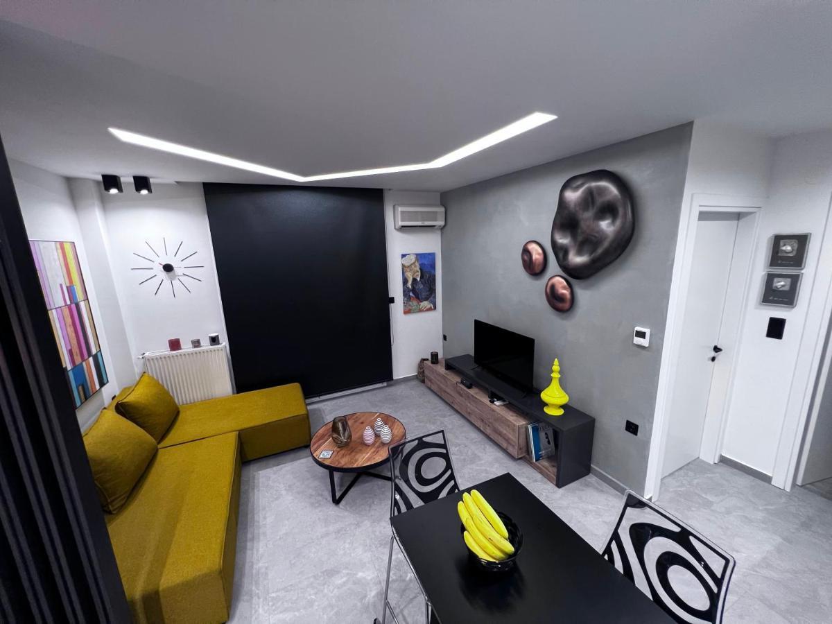 Vyron 1 Elegance Apartment Nea Michaniona Bagian luar foto